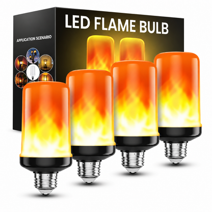hyrion QHFN4 Flickering LED Flame Light Bulbs