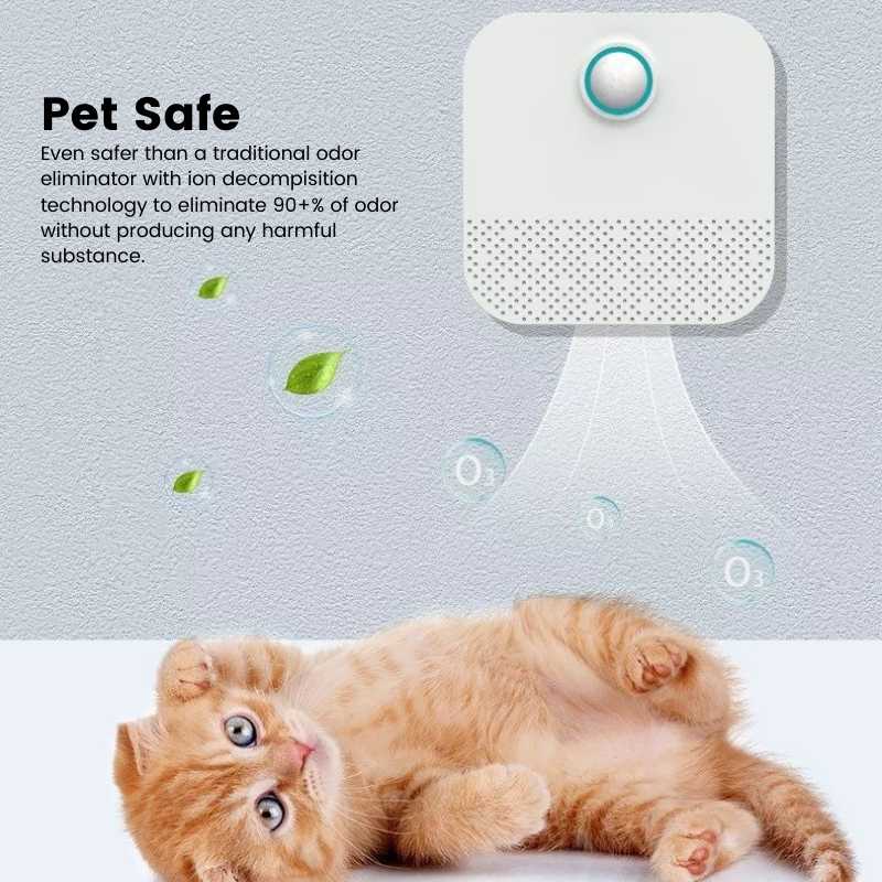 DownyPaws Smart USB Deodorizer for Cat Litter Boxes