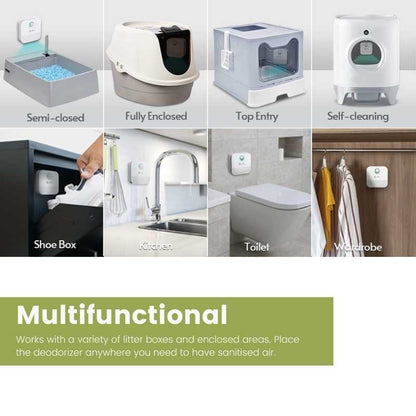 DownyPaws Smart USB Deodorizer for Cat Litter Boxes