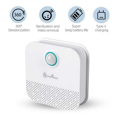 DownyPaws Smart USB Deodorizer for Cat Litter Boxes