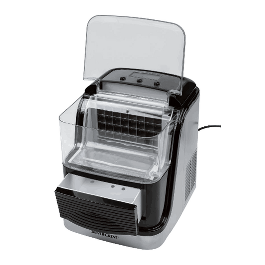 Silvercrest Rapid Ice Maker Machine: Fast Ice Cubes, Compact Design, Easy