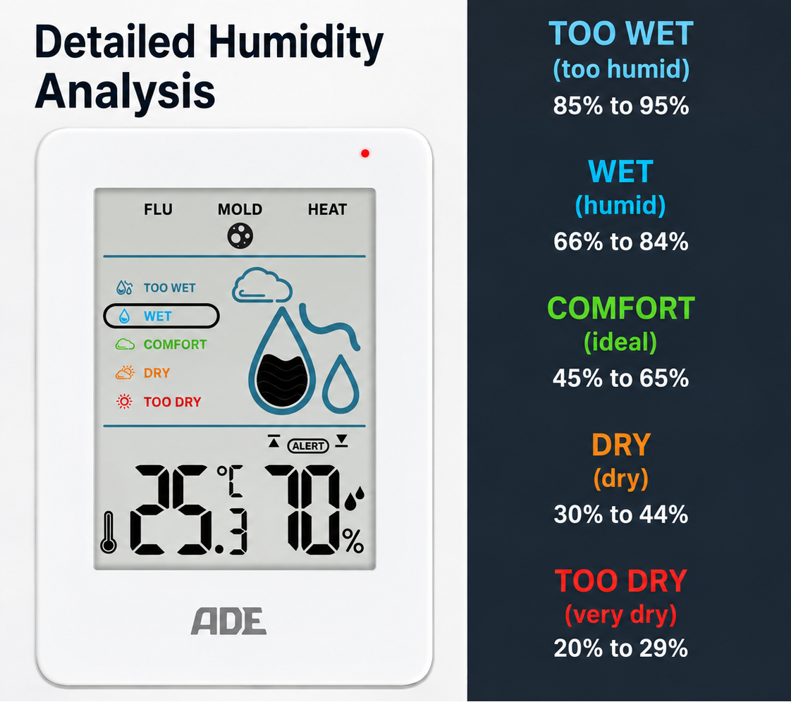 ADE WS2310-1 Digital Thermo-Hygrometer