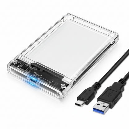 POSUGEAR 2.5" External Hard Drive Enclosure USB-C 3.1