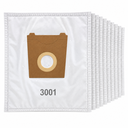 Vacuum Cleaner Dust Bag 3001 – 26.2 × 26.5 cm, Pack of 10