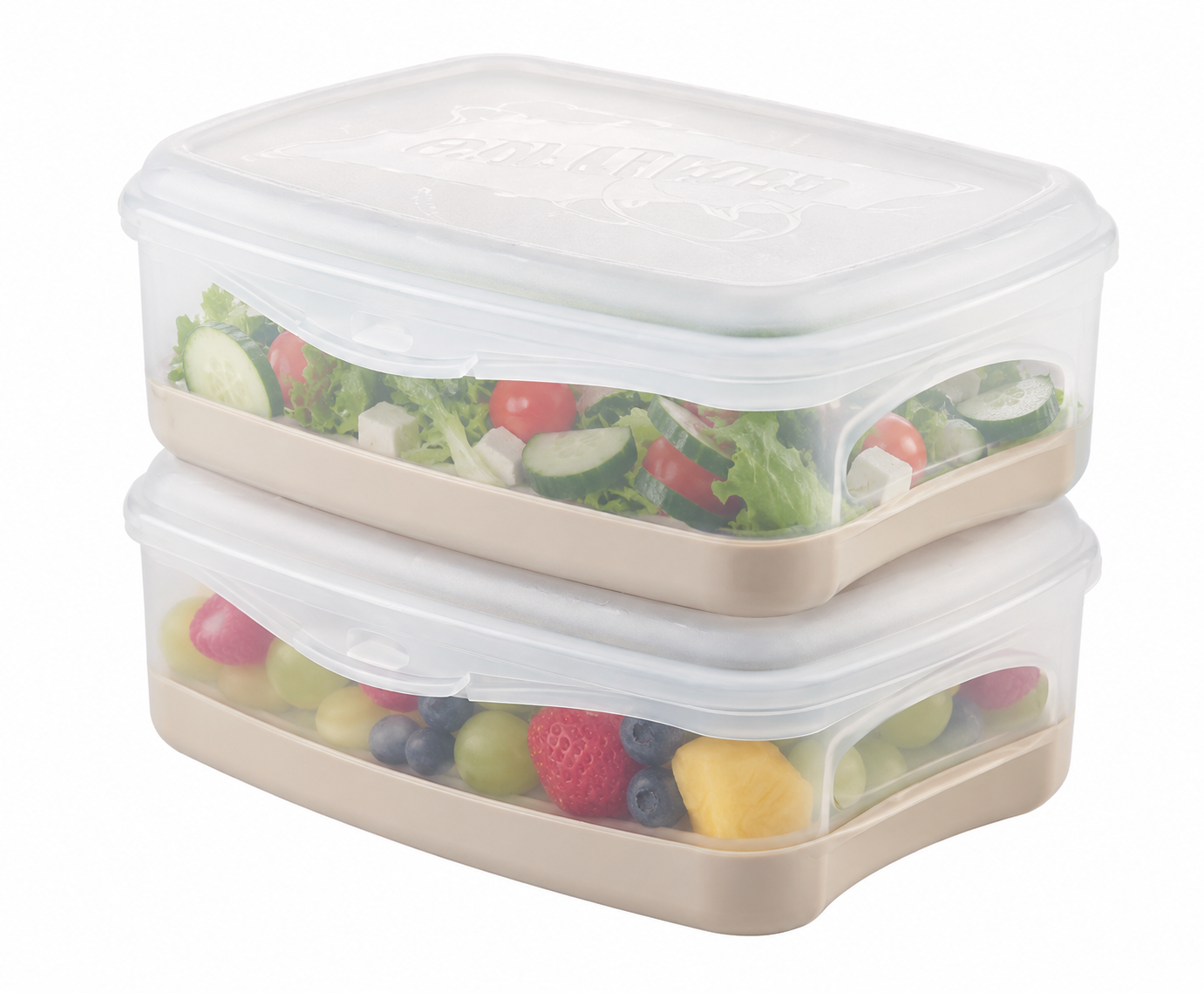 Livarno Home BPA-Free Food Storage Cooling Container Set - 2Piece