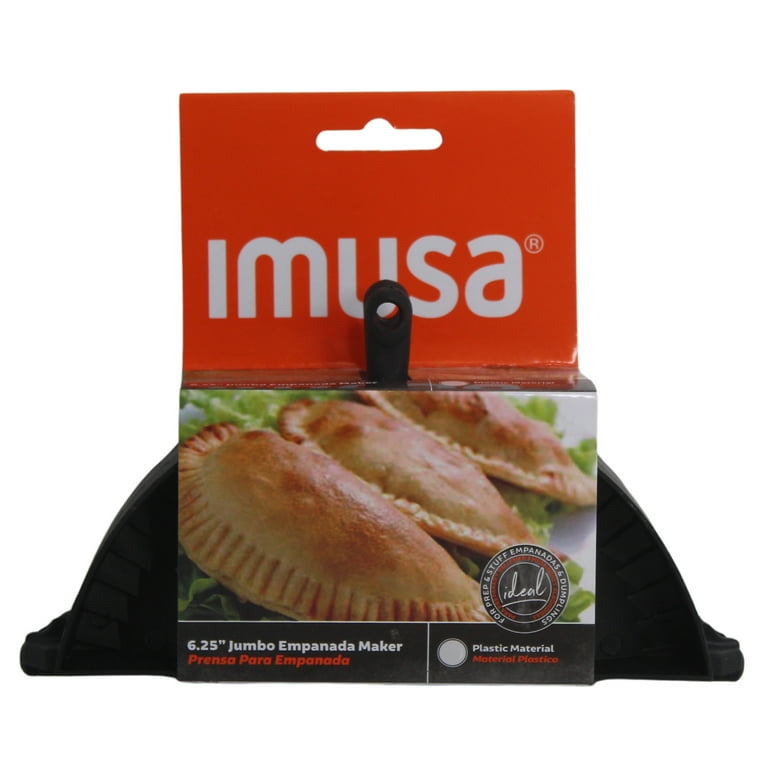 IMUSA Jumbo Black Plastic Empanada Dumpling Press Maker Tool