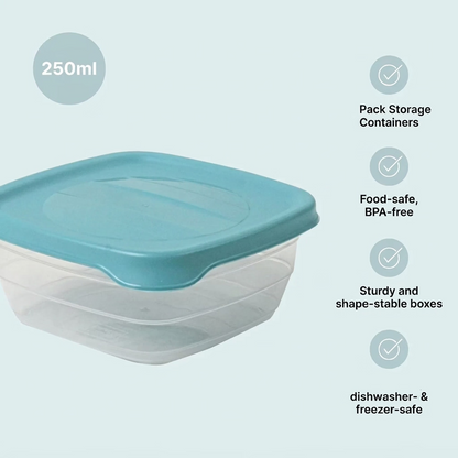 JES COLLECTION  2-Pieces Food Storage Container Set 250ml