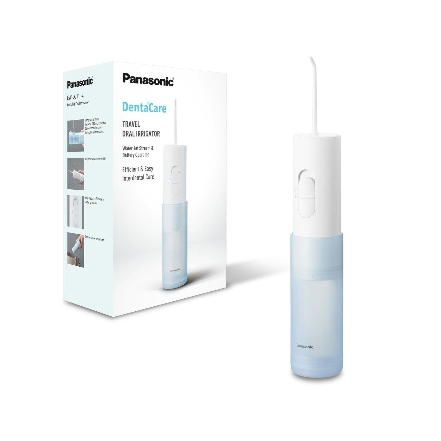 Panasonic EW-DJ11-A503 Portable Cordless Oral Irrigator for Fresh Breath