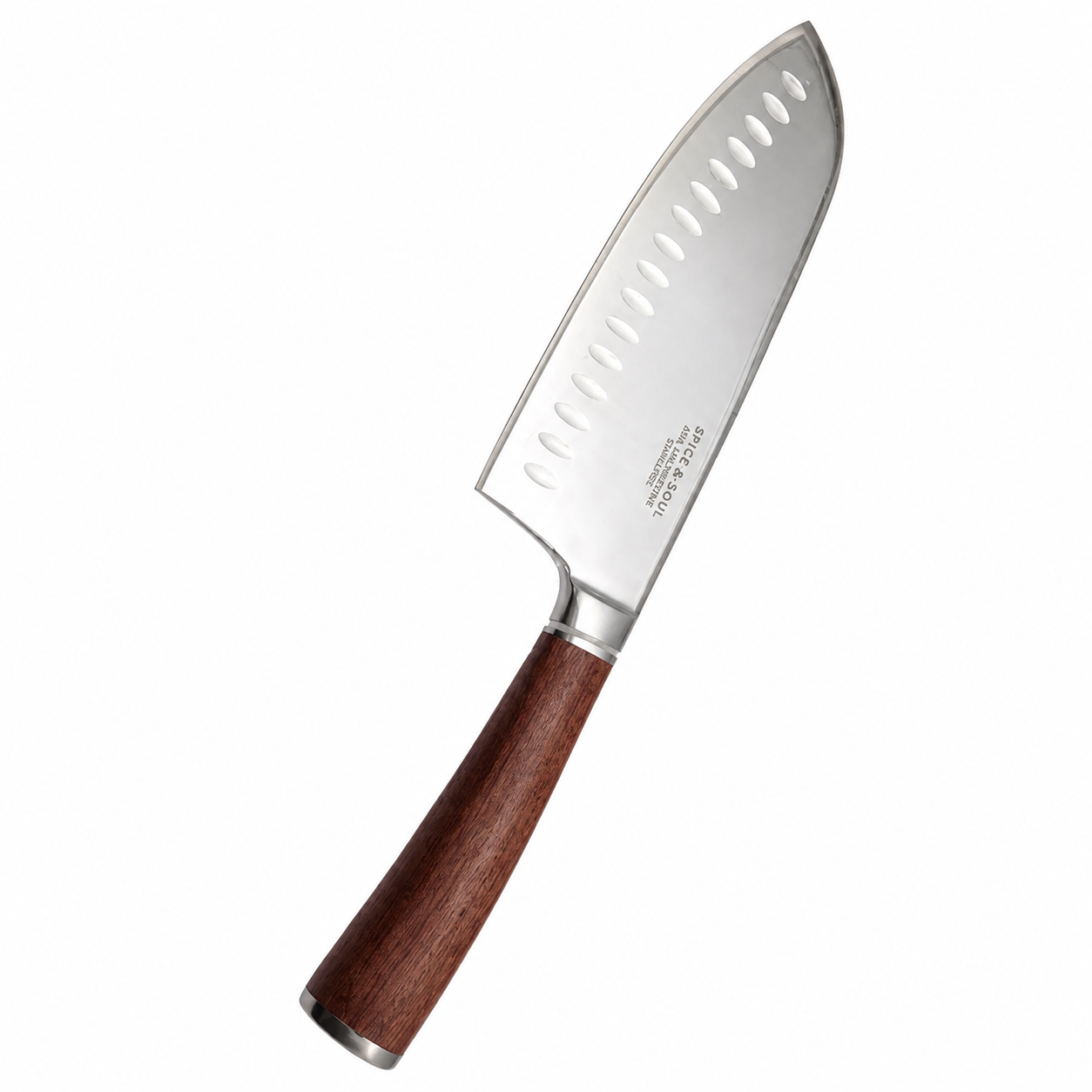 Spice & Soul Asia Line Chopping Knife 18.5cm Stainless Steel Wooden Handle