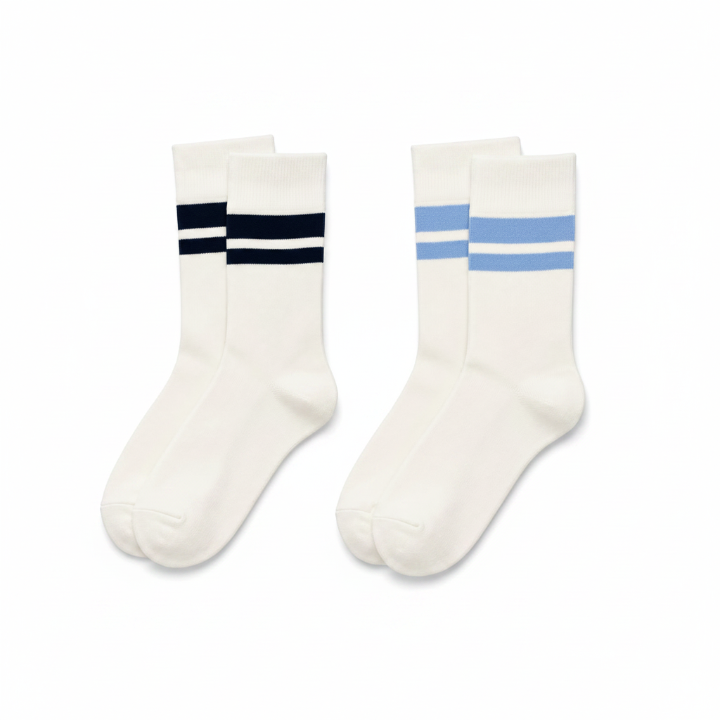 CrewSocks Kids Classic Stripe Socks – 2Pairs