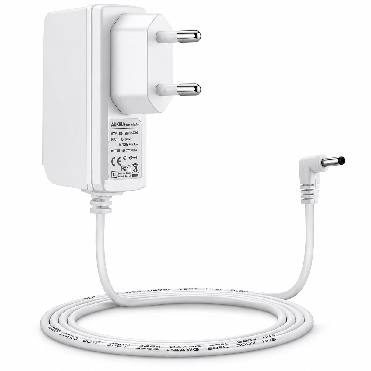 Aukru 6V Power Adapter Charger for Philips Avent SCD505/00 SCD503/26 Baby Monitor