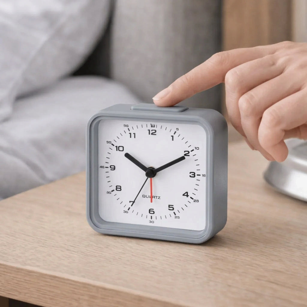 Tronic Analogue Alarm Clock Quartz