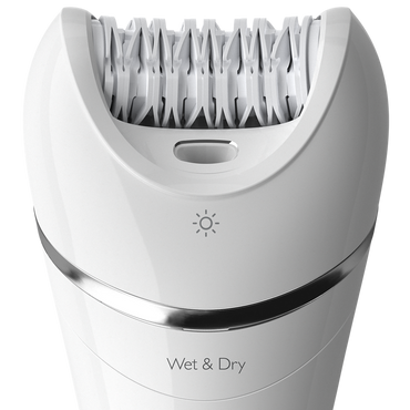 Philips Series 8000 Wet & Dry Epilator, Cordless With 5 Accessories