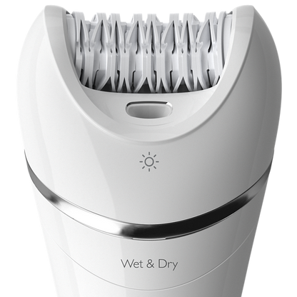 Philips Series 8000 Wet & Dry Epilator BRE700/00 with Accessories
