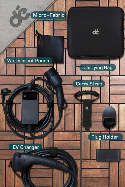 Dé 3.68kW Portable EV Charger with 6m Type‑2 Cable