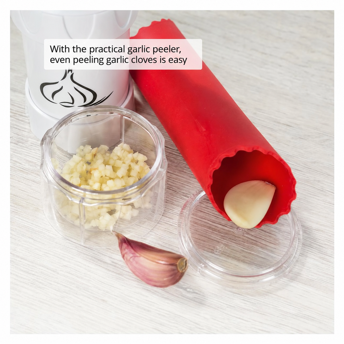 Genius G5 Garlic Cutter 3-Piece Set