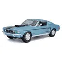 Maisto 1968 Ford Mustang GT Jet Blue 1:18 Diecast  Metal Model