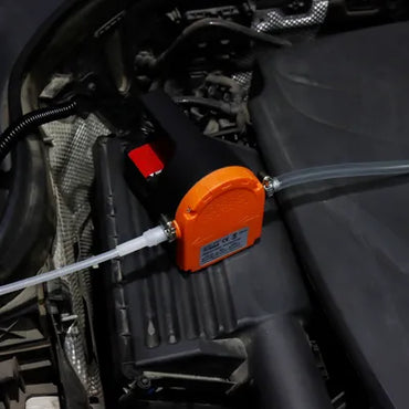 CCLIFE 12V 60W Portable Oil Extractor Pump Diesel Fuel Pump Orange