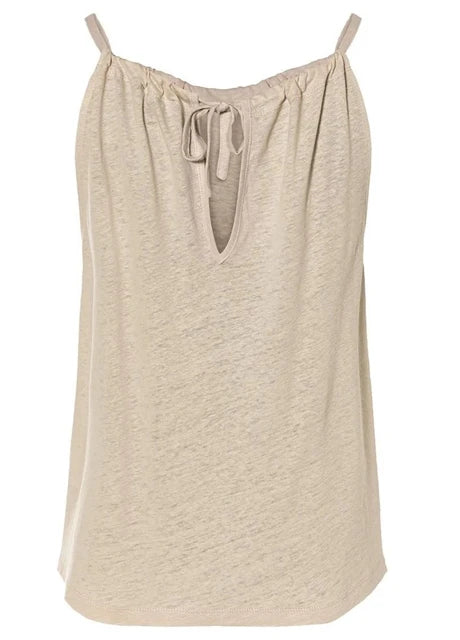 Esmara Women's Linen-Viscose Tank Top Beige