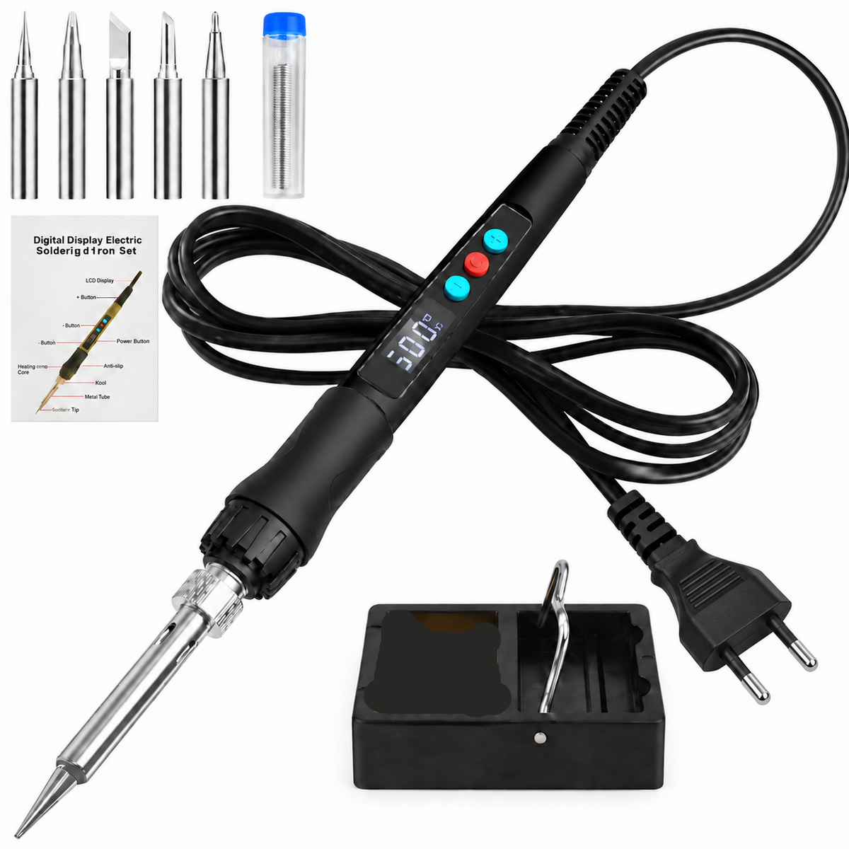 Digital Solder kit 220V LED Digital Soldering Iron Kit