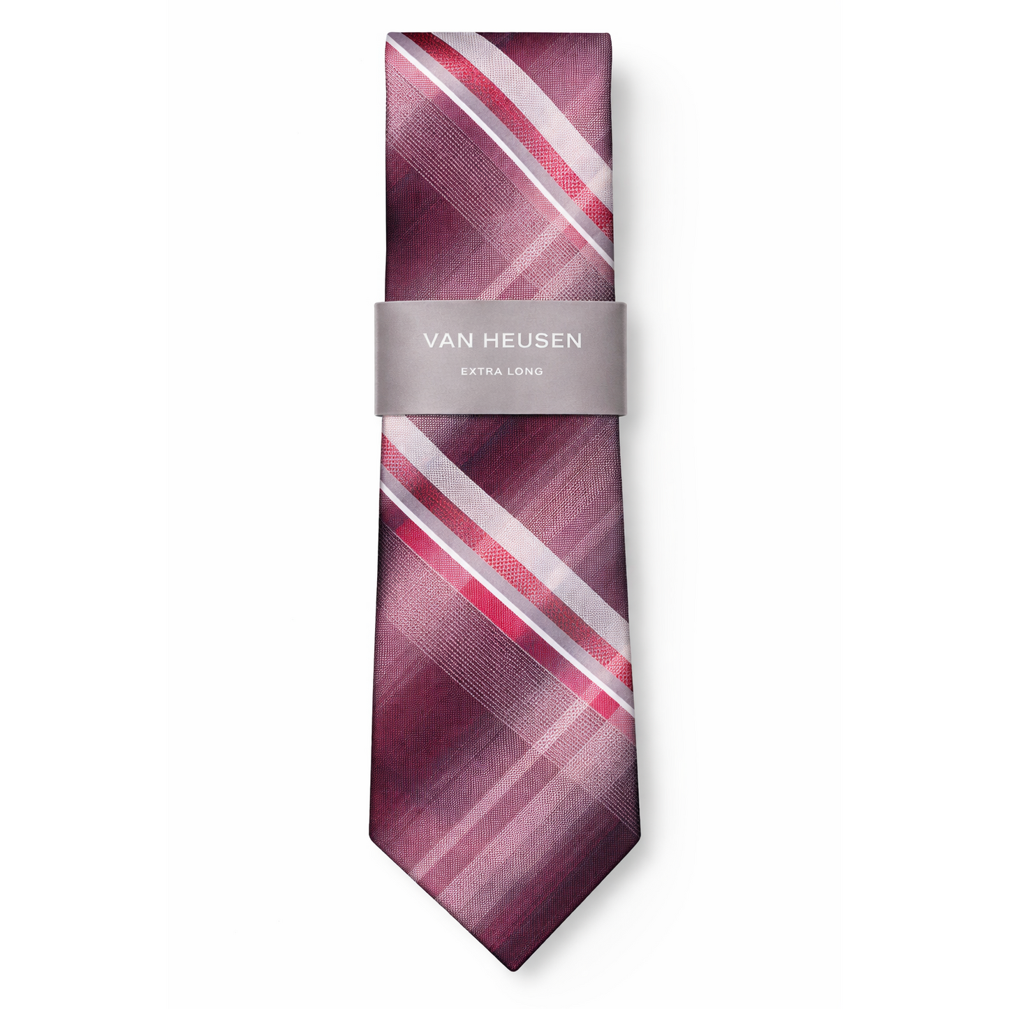 Van Heusen Multicolor Geometric Stripe Extra Long Tie