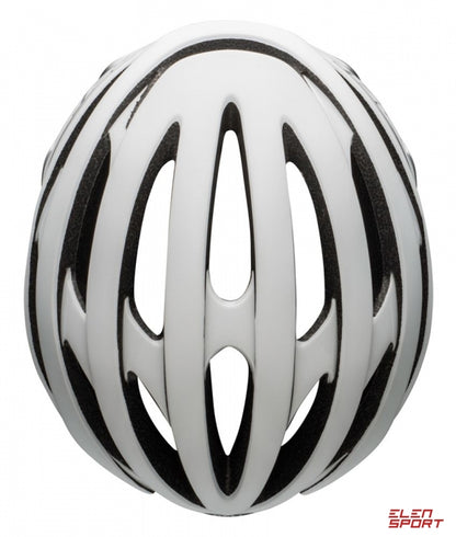 Bell Stratus Integrated MIPS Road Bike Helmet - Lightweight, Aerodynamic, Cool, White Silver