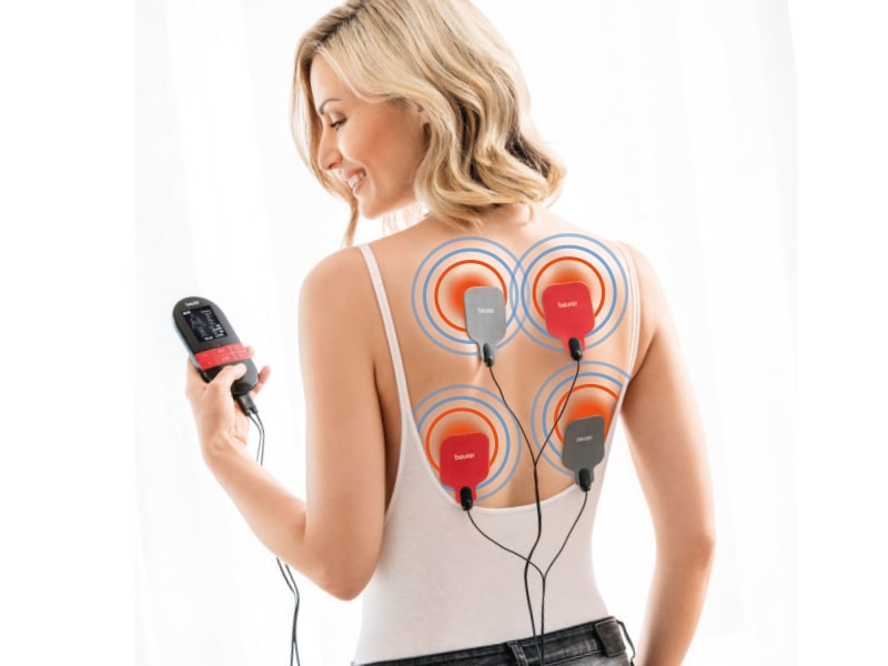 Beurer EM 59 Heat Digital TENS/EMS Device for Pain Relief & Muscle Stimulation
