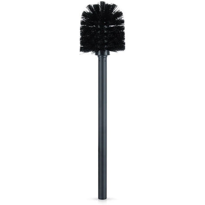Black 35cm Toilet Brush with Sturdy Bristles for Clean Bowls