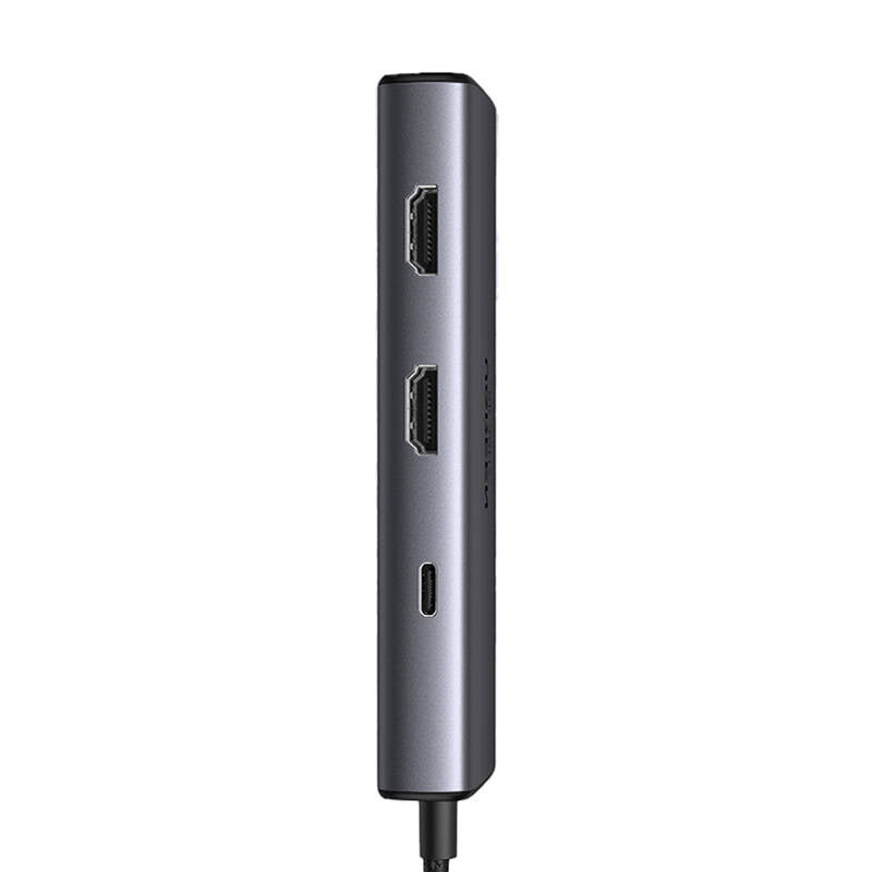 UGREEN CM498 6-in-1 USB-C Hub Adapter 2x USB-A 3.0 USB-C 3.0 2x HDMI PD