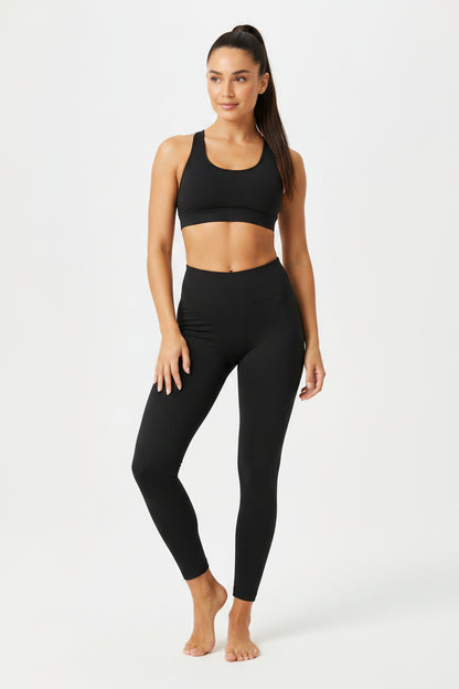 Esmara Women's Striped Leggings LYCRA Black White XS