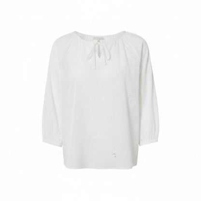 esmara Damen Cotton Blouse with Embroidery