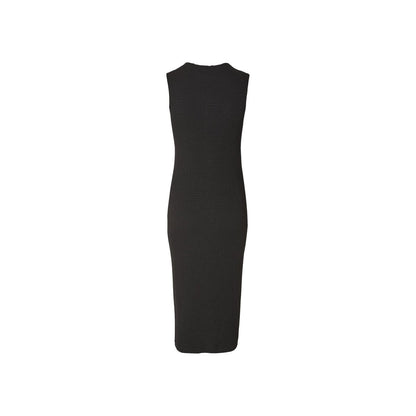 ESMARA Midi Dress Spaghetti Strap Knit Structure