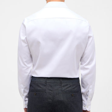 Eterna Slim Fit Cover Shirt – Classic White Formal Dress Shirt