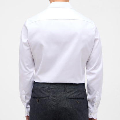 Eterna Slim Fit Cover Shirt – Classic White Formal Dress Shirt