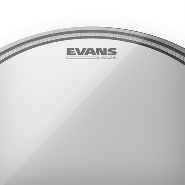 Evans EC2 Clear Drum Head Pack Enhanced Sustain, Tuning Performance