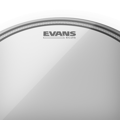 Evans EC2 Clear Drum Head Pack Enhanced Sustain, Tuning Performance