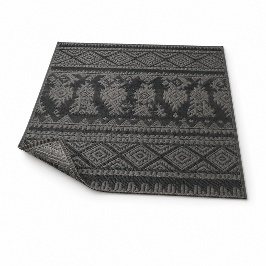 Geometric Rug Woven Indoor & Outdoor Rug