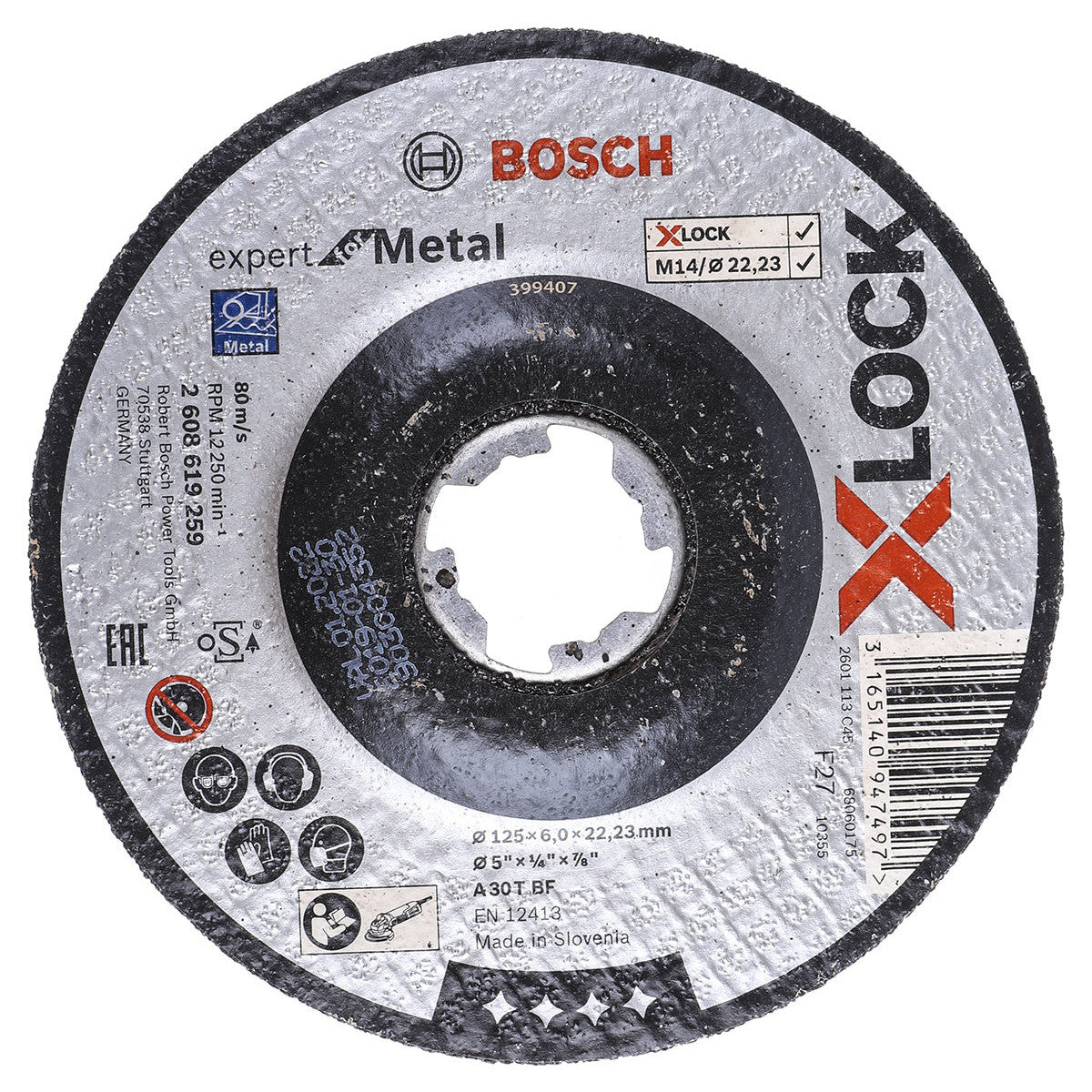 Bosch X-LOCK Professional Metal Cutting Disc 125mm 6mm Pack 10