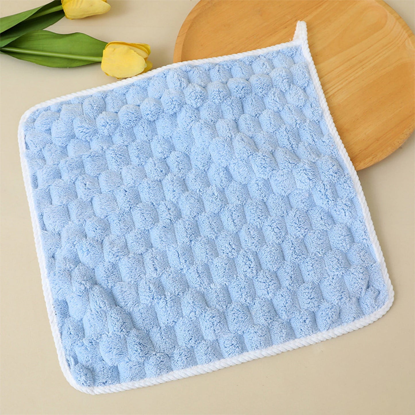 YAMB 14x14 Inch Kids Extra Soft Absorbent Multi-Purpose Face & Body Washcloths