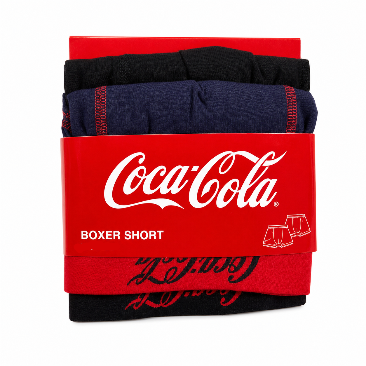 Coca-Cola Cotton Blend Men's Boxer Set - Pack of 2