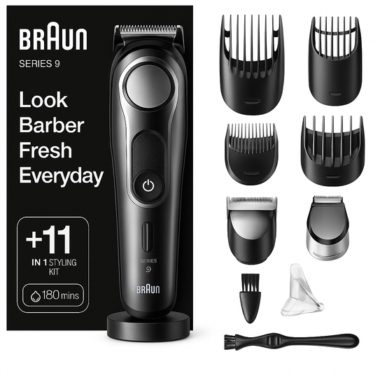 Braun Series 9 BT9440 Pro Beard Trimmer with Barber Tools Kit