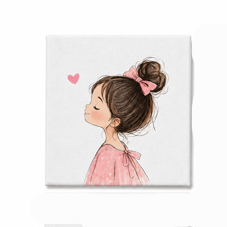 THE BOX ARTIST Mini Framed Canvas 7x7 cm - Set of 4