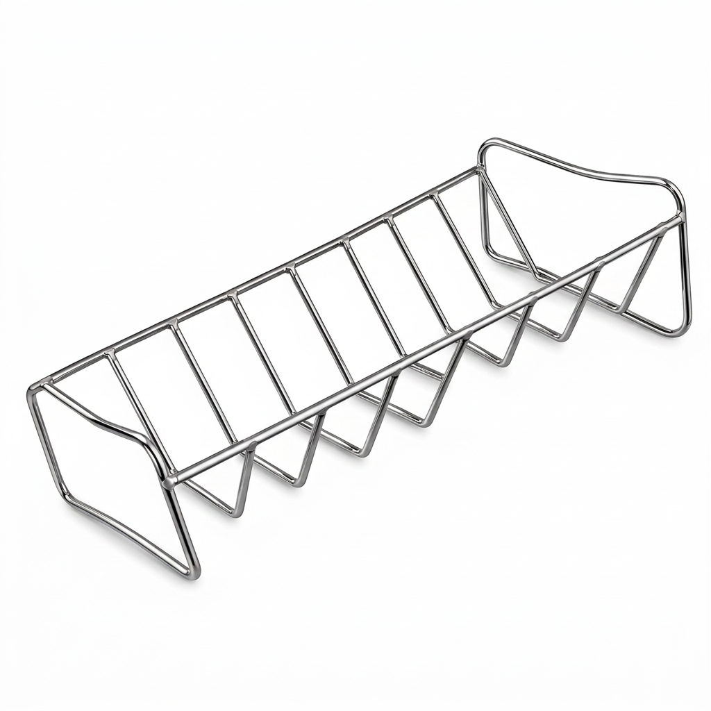 Grill Meister 2 in 1 Spareribs & Roast Holder 28cm