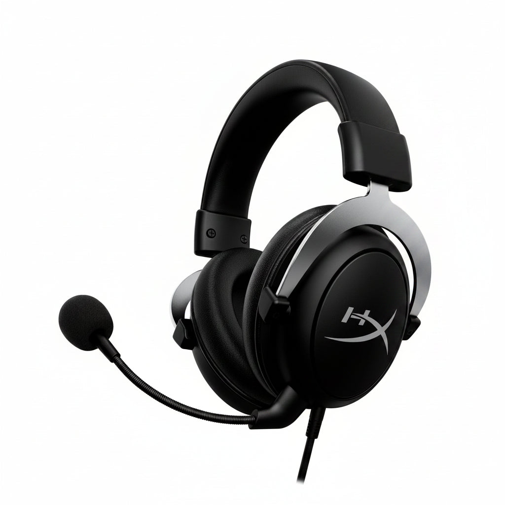 HyperX CloudX Wired Gaming Headset for Xbox Black-Silver