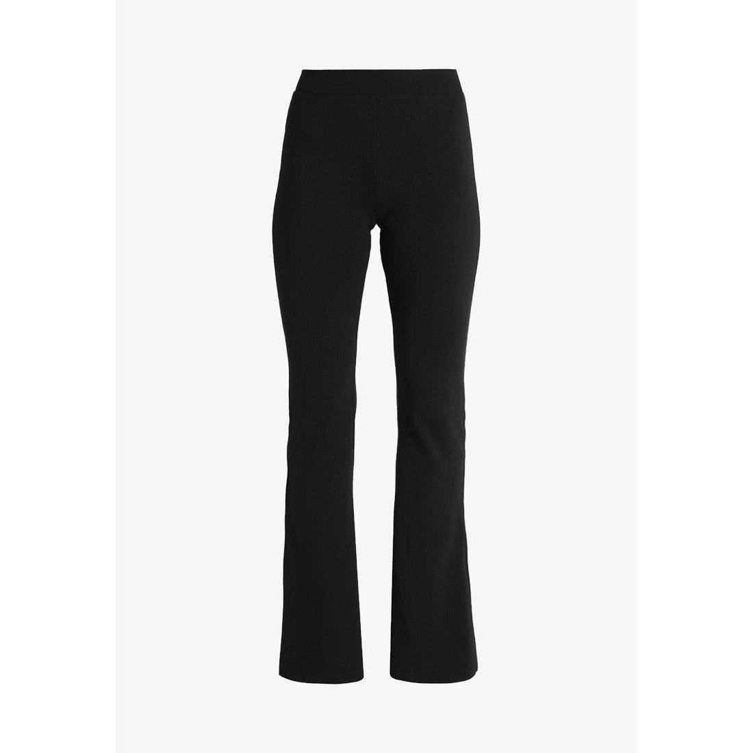 ONLY ONLPAIGE Women's High-Waist Flared Knit Pants - Comfortable Black Style