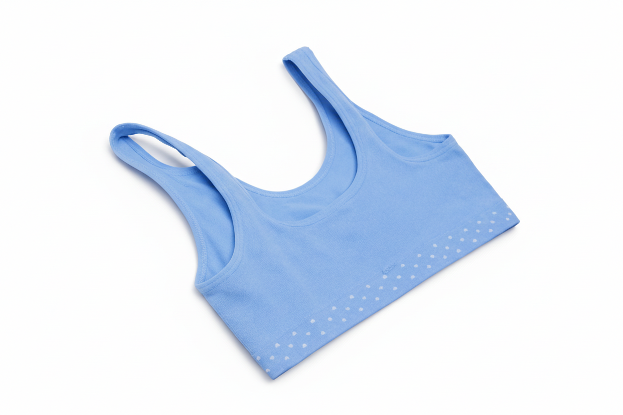 Hanes Girls' Get Cozy Seamless Pullover Bra, 2-Pack