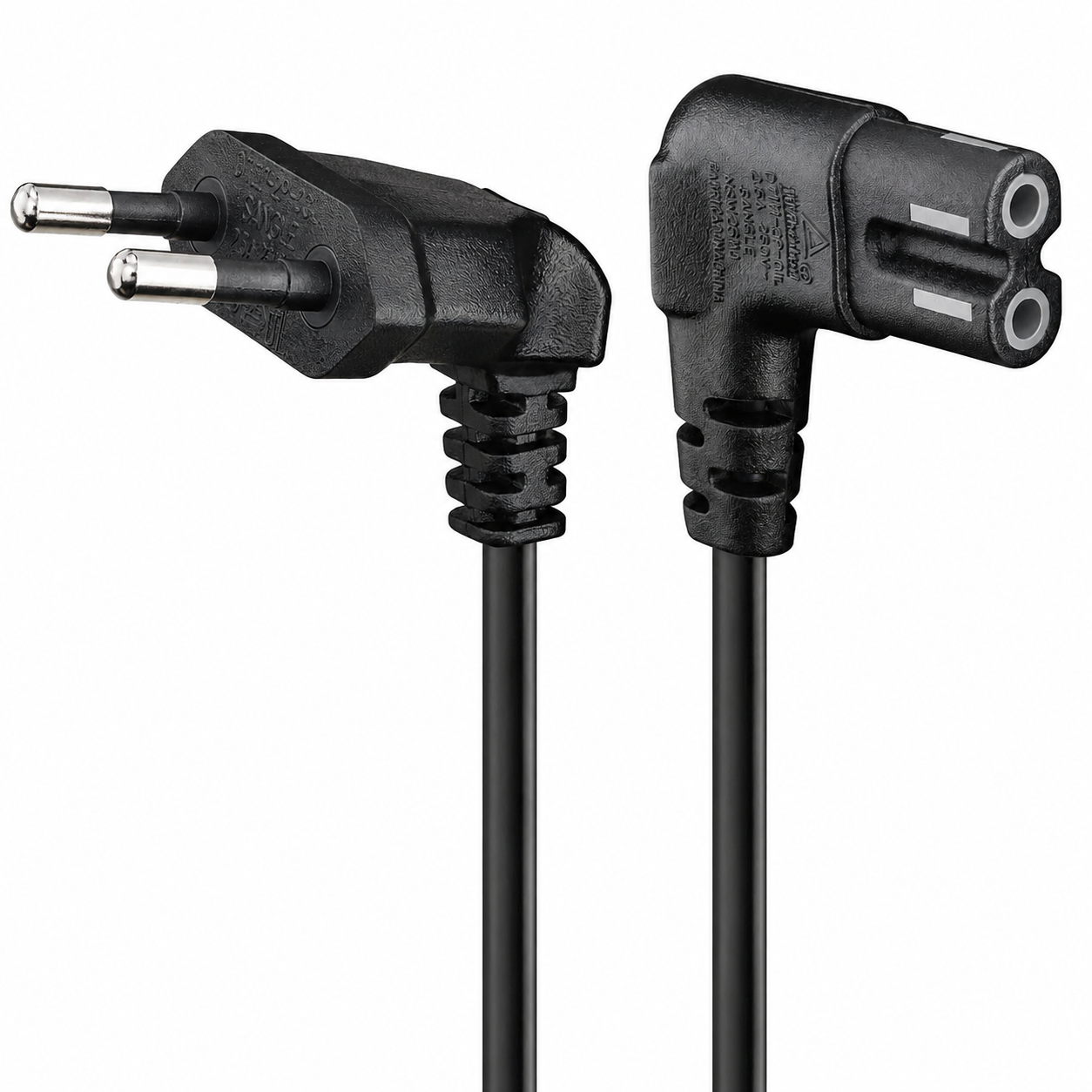Goobay 97355 Euro Plug to C7 Power Cable 90°