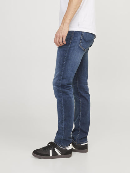 Jack & Jones Glenn Men's Slim Fit Blue Denim Jeans with High Stretch