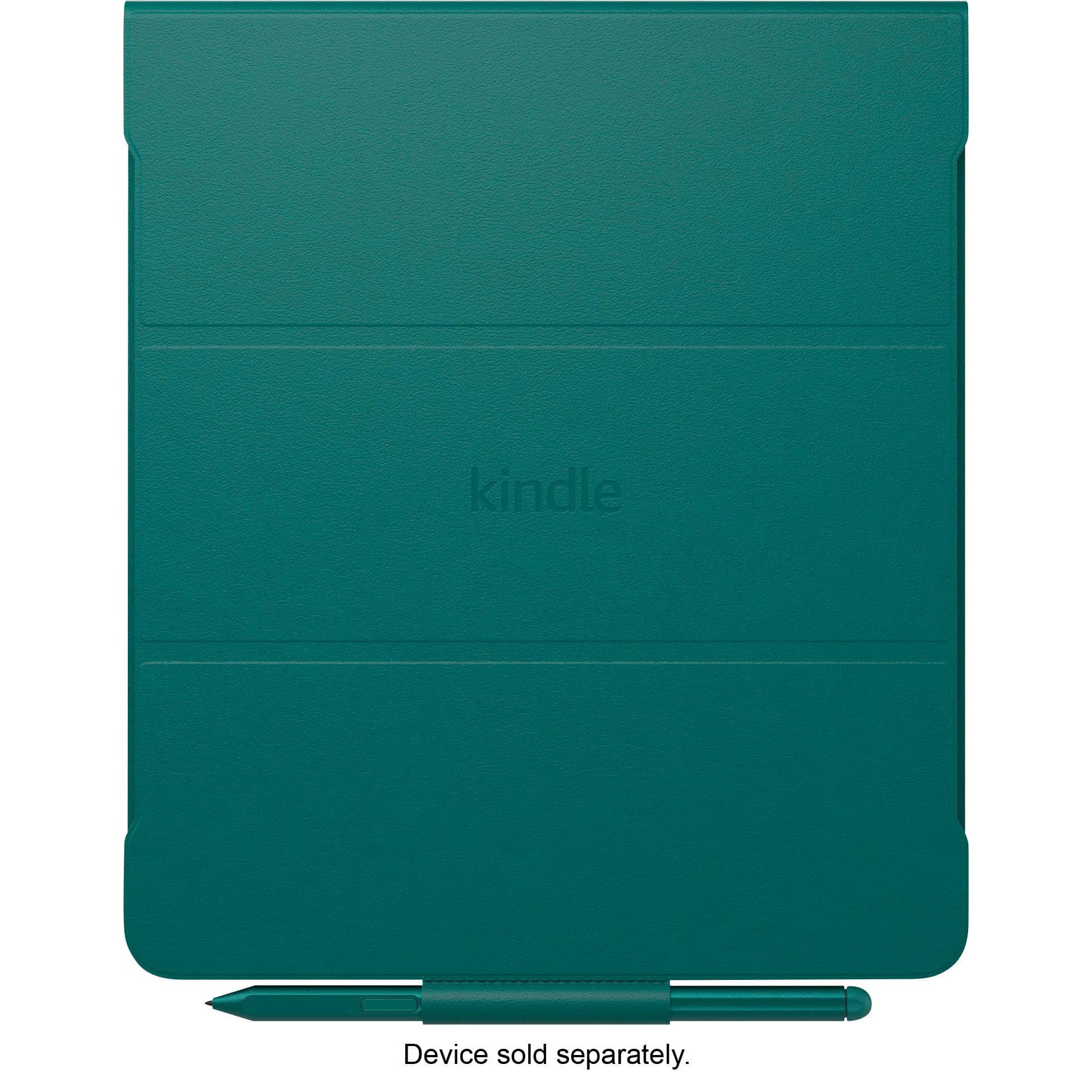 Amazon Kindle Scribe Folio Cover: Magnetic, Plant-Based Leather, Jade Color