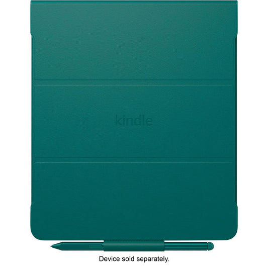 Amazon Kindle Scribe Folio Cover: Magnetic, Plant-Based Leather, Jade Color